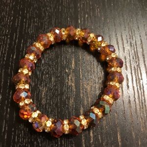 Orange and Gold women’s bracelet